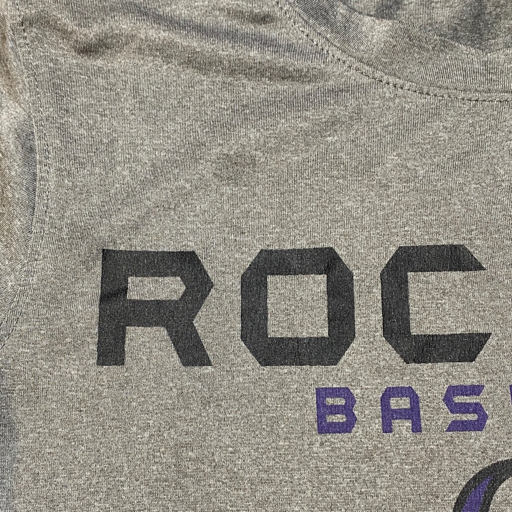 Kid’s Colorado Rockies Grey Baseball T-Shirt - Picture 3 of 6